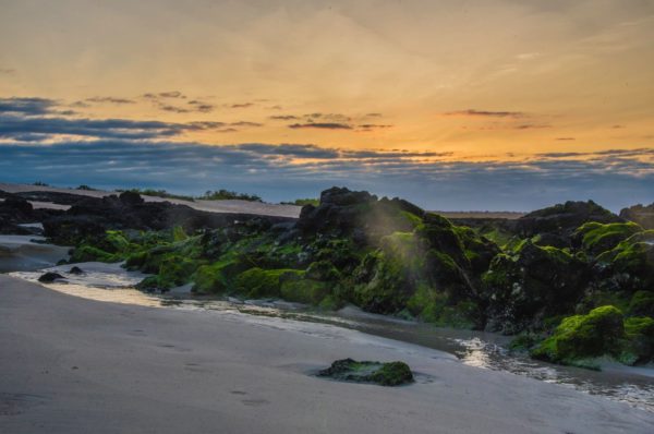 Sunset at Las Bachas.