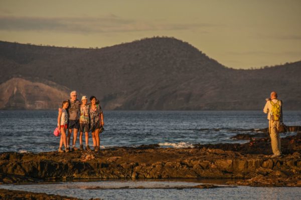 Sunset at Puerto Egas.