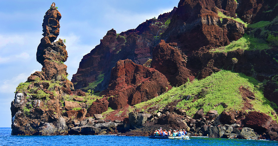 Bucaneer Cove on Santiago Island. Bucaneer Cove on Santiago Island.